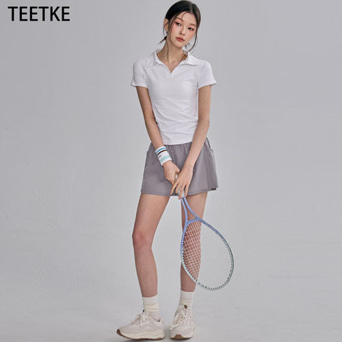 TEETKE正肩polo领运动上衣