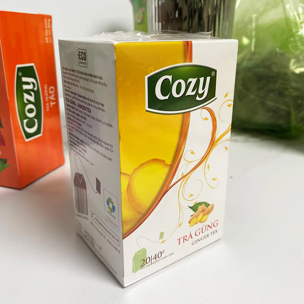 爆款越南代购cozy生姜茶包温和甘甜20小包盒装