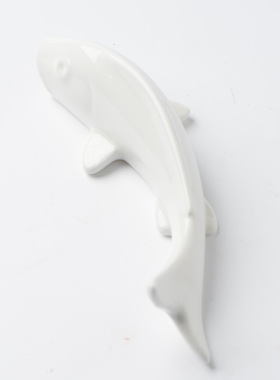 中式陶瓷鱼挂件客厅办公室桌面摆设饰品电视柜售楼处装饰工艺品