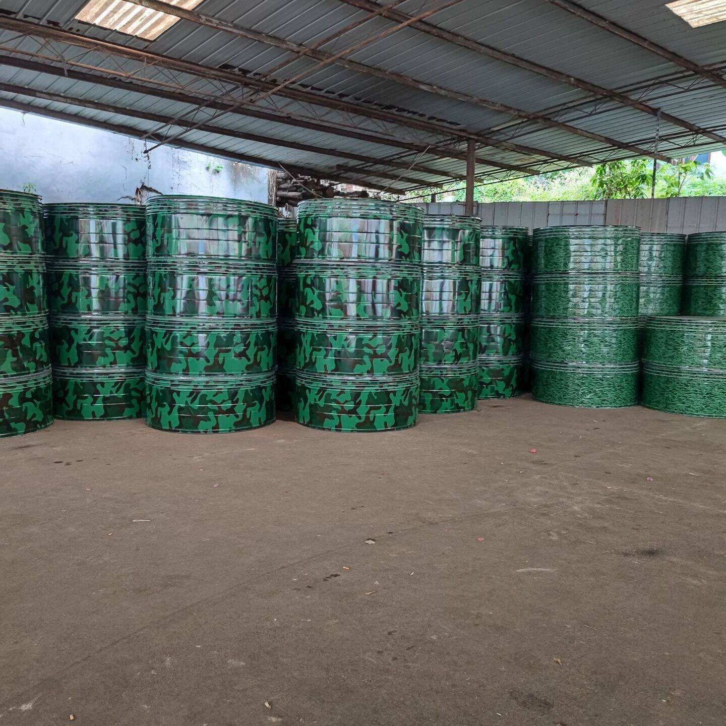 储粮仓谷仓粮食囤储存仓家用新款防潮食品级钢板储谷桶米桶加厚