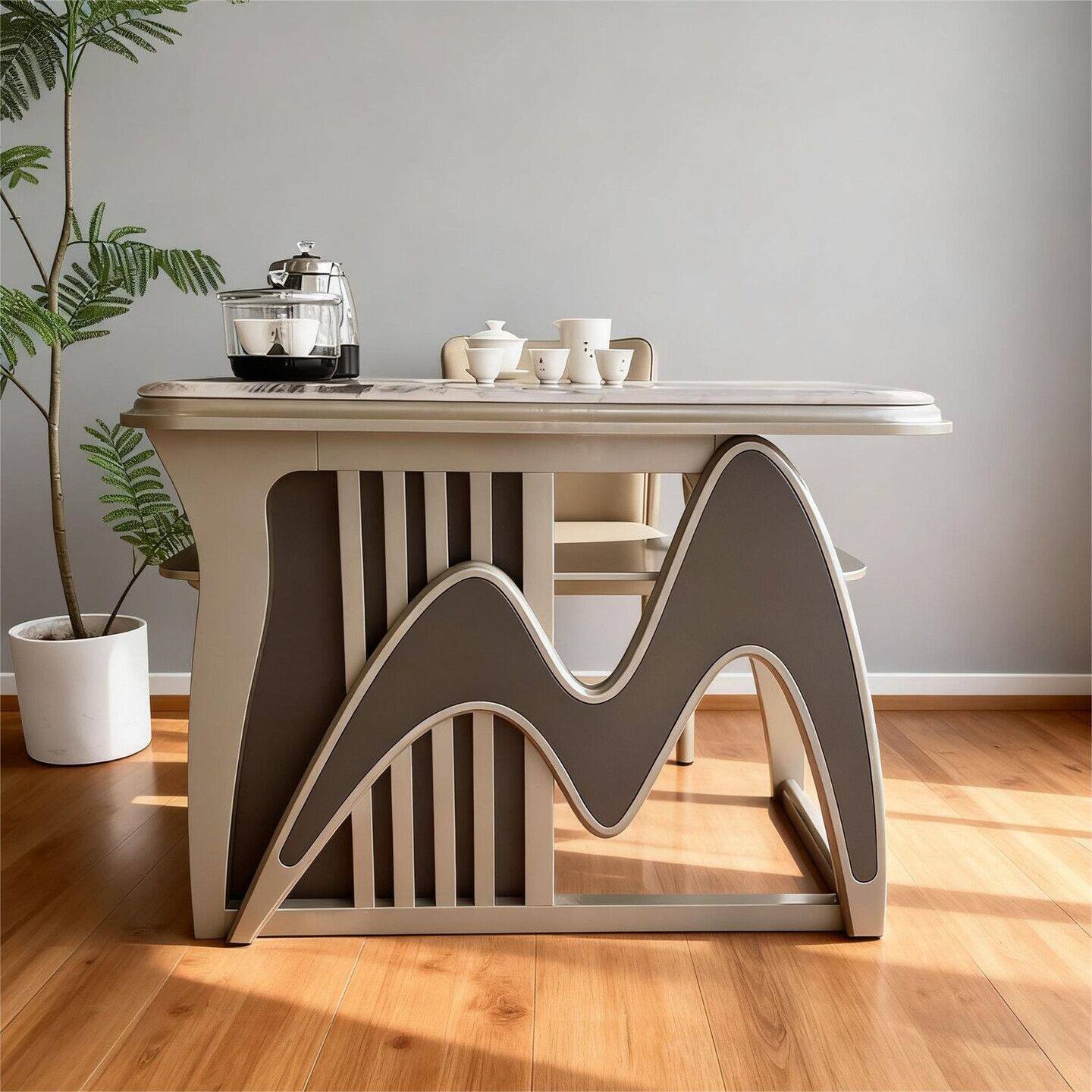 超晶石橡木简约小茶台意式极简茶桌家用阳台烧水茶桌一体阳台茶桌,住宅家具,家用茶台/茶桌,淘宝优惠券,粉丝福利购,淘宝优惠卷