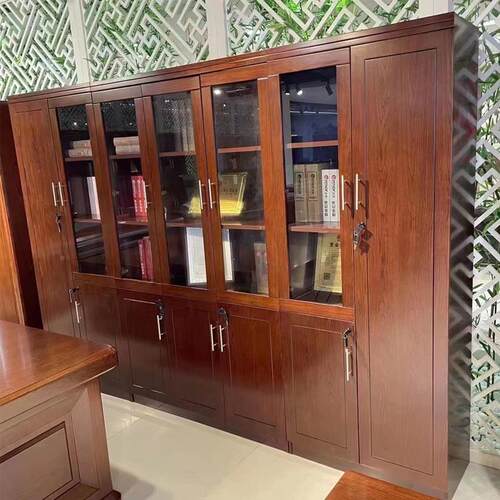 中地式立体式多功能SE系列板式资料贴柜落柜文柜 木皮书件柜工程