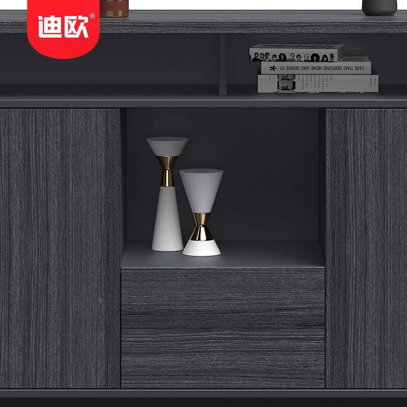 LS-S0130定制现代领尚系列木办公柜料质资柜储物类柜落地柜分格文