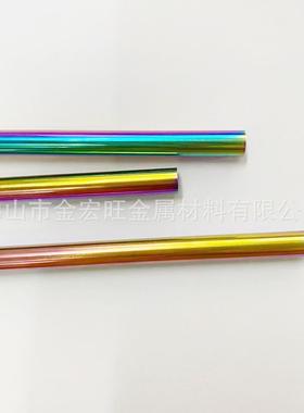 2色04671彩色锈钢装饰管34彩管彩管木纹管蚀刻不管制品管厚壁0管