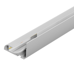 天花板免吊顶明装顶角线型灯反光洗墙灯槽led发光石膏悬浮线条灯