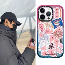 CASETi棉花糖色Loopy露比小海狸15Pro适用iPhone14ProMax苹果13Pro网红明星可爱联名磁吸壳12防摔保护套