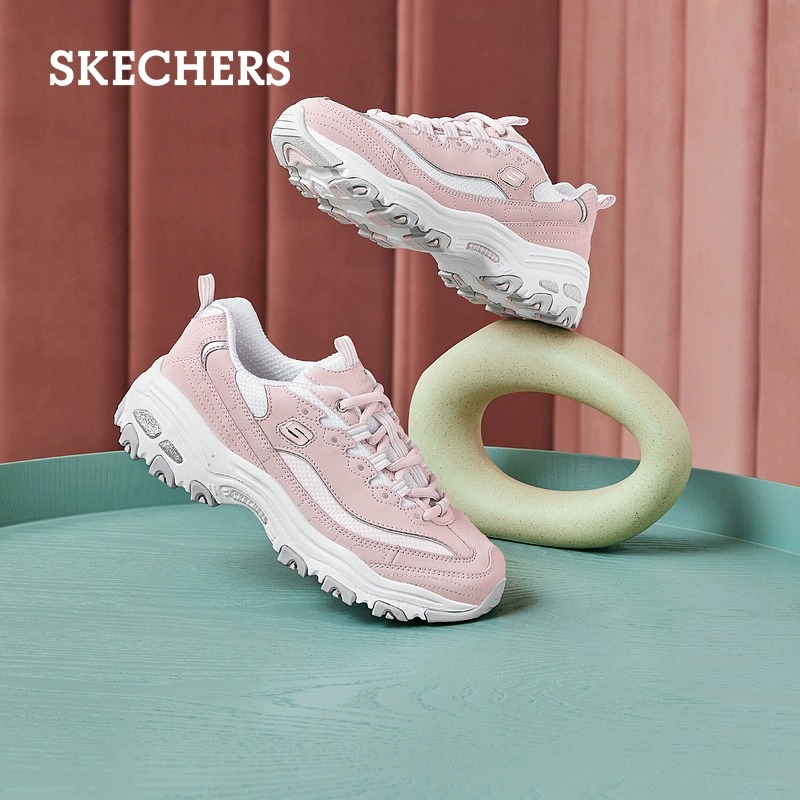 Skechers斯凯奇老爹鞋休闲运动鞋春季复古熊猫鞋松糕厚底百搭女鞋