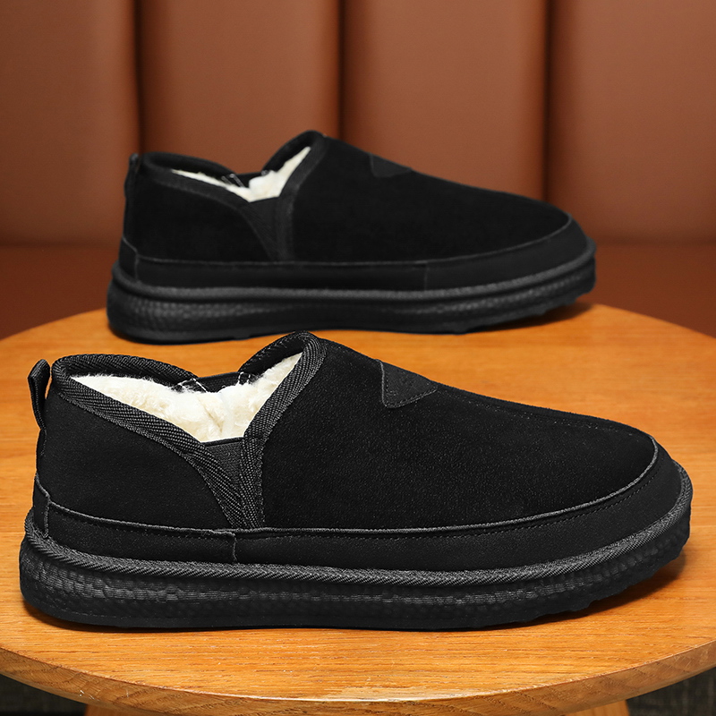 冬季加绒加厚雪地靴保暖面包棉鞋