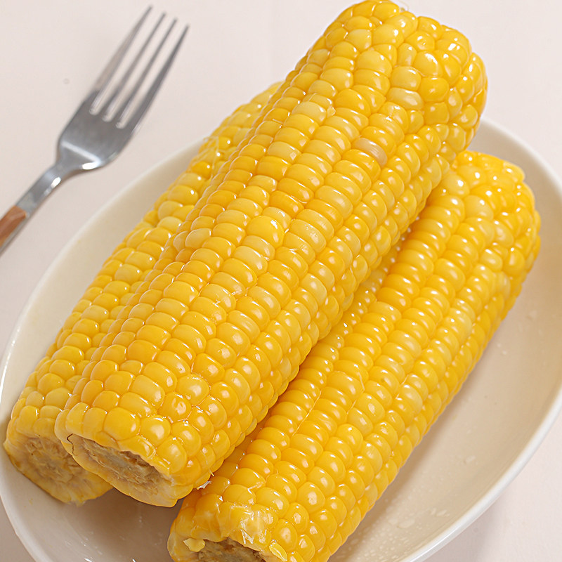 吃吃熊东北特产黄糯玉米整箱新鲜真空包装甜玉米棒整箱2.5kg