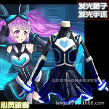 安琪拉cos服皮肤心灵骇客少女黑客cosplay服装女电子科幻王者cos