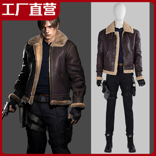 新次元生化危机4里昂COS服重置版游戏同款COSPLAY服装男