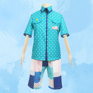 鑫博缘动漫A3!满开剧团cos服夏组三好一成cosplay周边衬衣套装