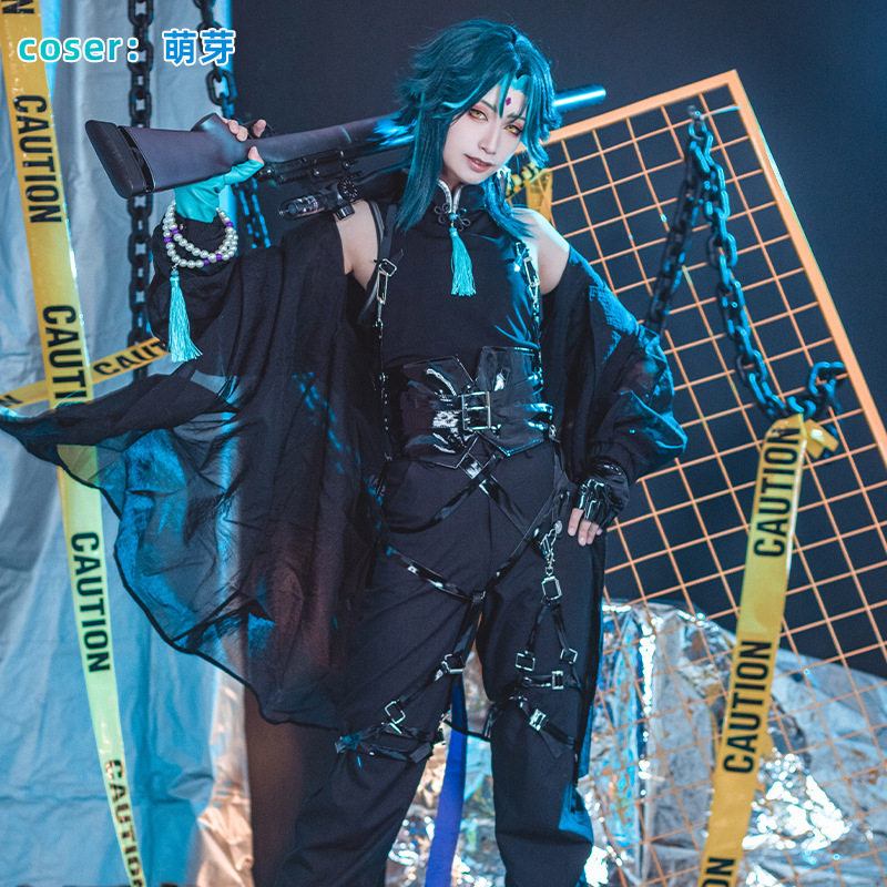 原神cos服魈狙击手特工装cosplay男装衍生服同人周边衣服