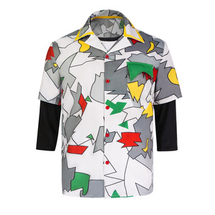 万圣节怪奇物语4cos服衬衫短袖地狱火俱乐部T恤达斯汀衬衣