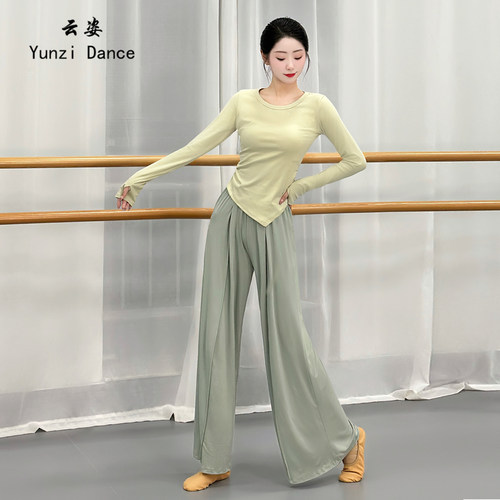 现代舞练功服女2025春新款