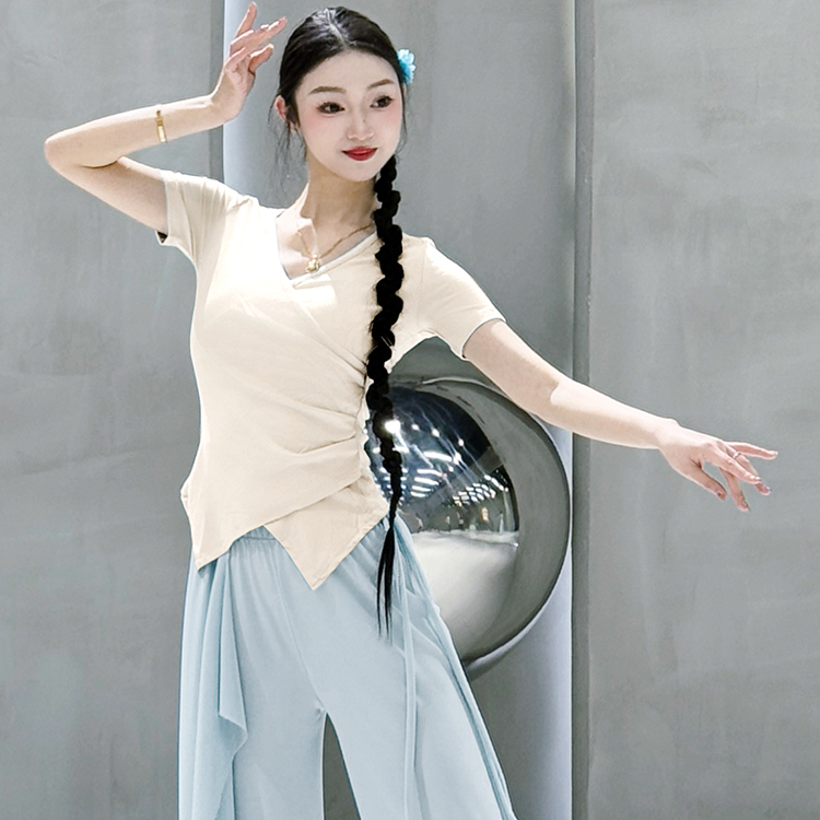 现代舞蹈练功裤女中国古典舞服