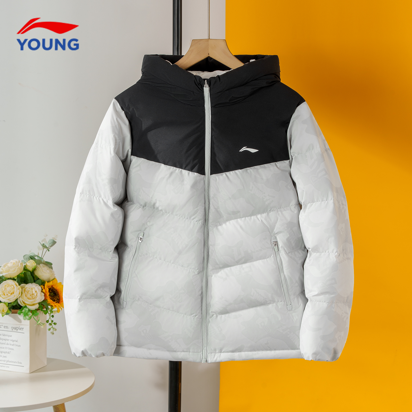李宁儿童羽绒服男童正品鸭绒外套