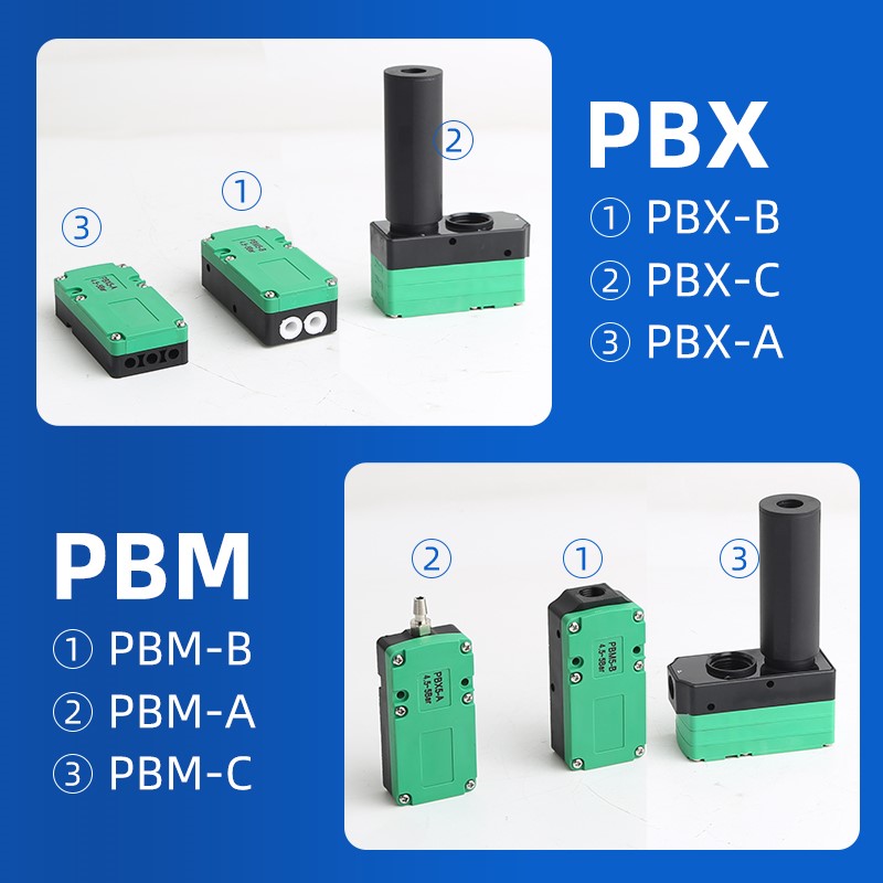 多级真空发生器PBM5/10/20/30-A/B/C大流量吸力PBX5/10/20/30-A/B