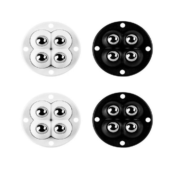 Mute 4 Beads Ball Universal Wheel Self Adhesive Pulley Base