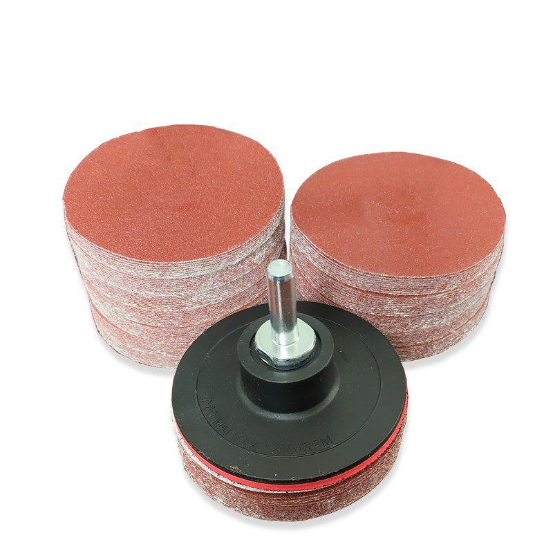 极速5寸圆形植绒砂纸片125气动打磨机砂纸自粘式砂纸抛光打磨干磨