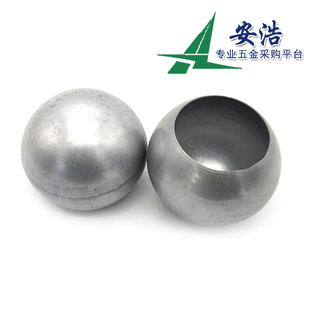 极速铁球铁球球焊接空心球栏杆铁空心球带装饰冲压圆球镀锌孔铁艺