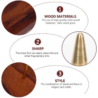 Holder Receipt Spike Restaurant Check Bill Stick Fork