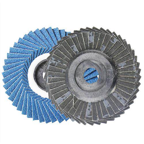 极速花型页轮 韩式软片百叶轮100不锈钢专用打磨片百叶片角磨机抛