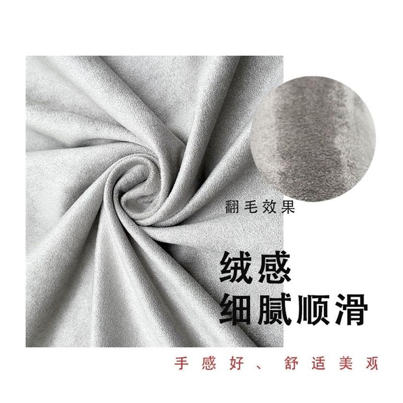 翻毛皮自粘麂皮绒汽车内饰改装ABC柱门板工作台环保背胶软包皮革