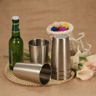 5 Pcs 500ml Stainless Steel Camping Cup Mug Camping Hiking