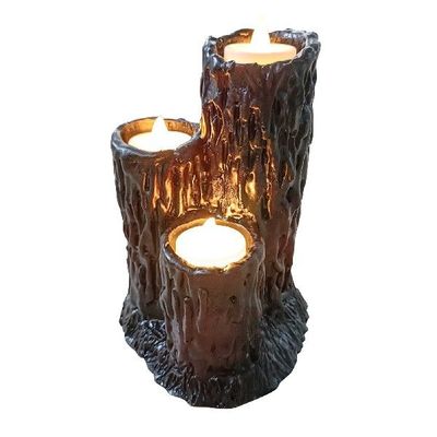 Decorative Melting Candles Holders Black Lava Candles