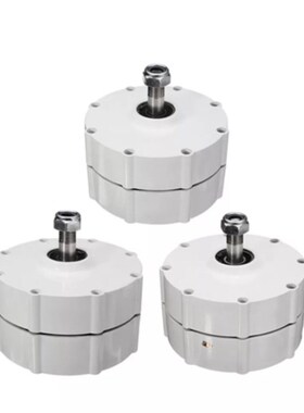 风力水力三相交流无刷小型永磁发电机400W600w800W48V24V可做轴