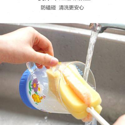 乐扣乐扣玻璃牛奶杯儿童喝奶带刻度吸管水杯早餐燕麦奶粉学饮宝宝