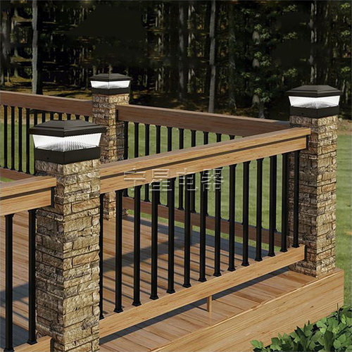 宁波宁星电器实力工厂 太阳能柱头灯户外门柱灯庭院别墅木桩灯