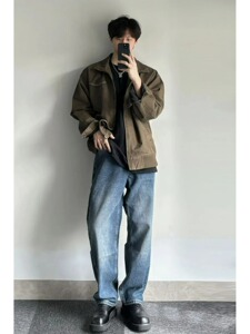 男装高级感穿搭套装冬衣品男装休闲简约服饰衣品男装休闲简约服饰