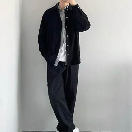 高级感男秋季帅气高级感小众设计师男装男生2024新款爆款男士风格