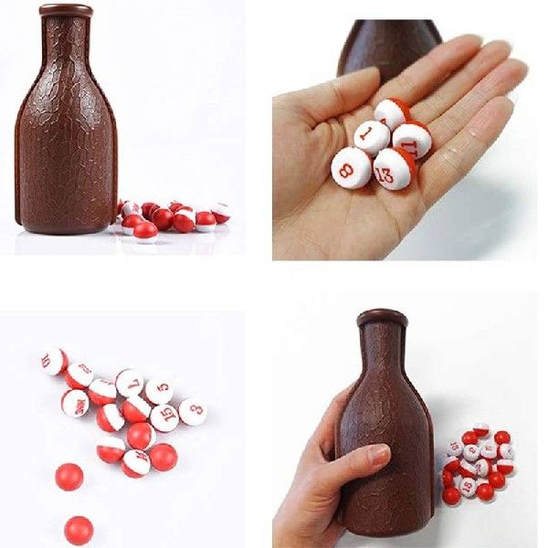 极速New Arrive 1 Set Billiard Game Kelly Pool Shaker Bottle