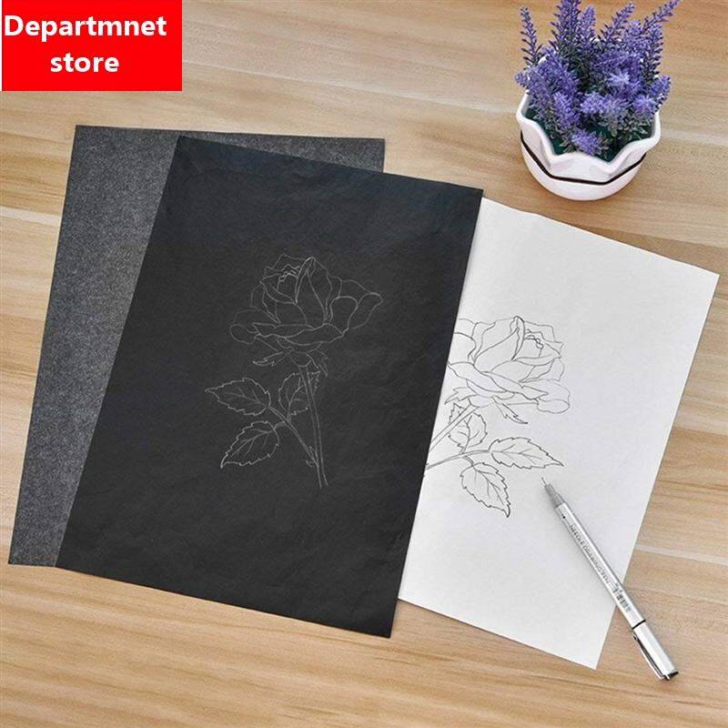 新品100pcs Transfer Paper Graphite Carbon Tracing Paper Pain