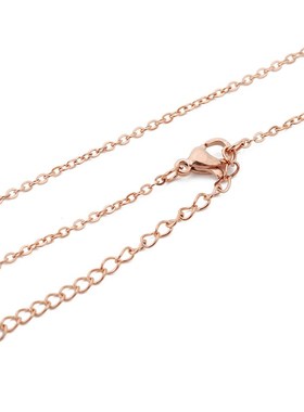 新品5pcs 316L Stainless Steel 1 1.5 2mm Rolo Link Chain Neck
