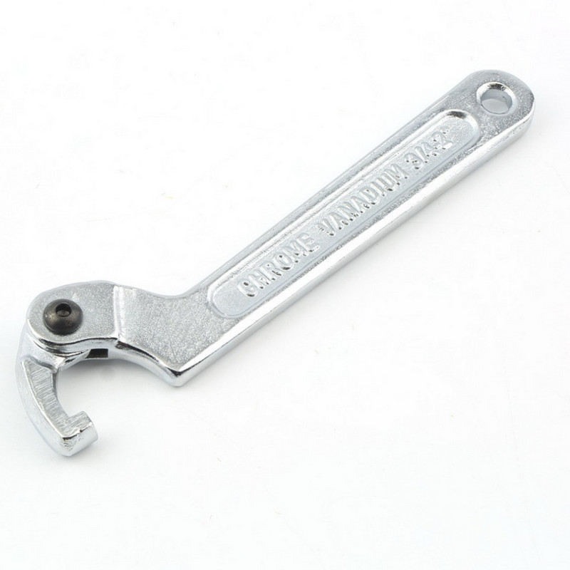 极速19-51mm Chrome Vanadium Adjustable Hook Wrench C Spanner