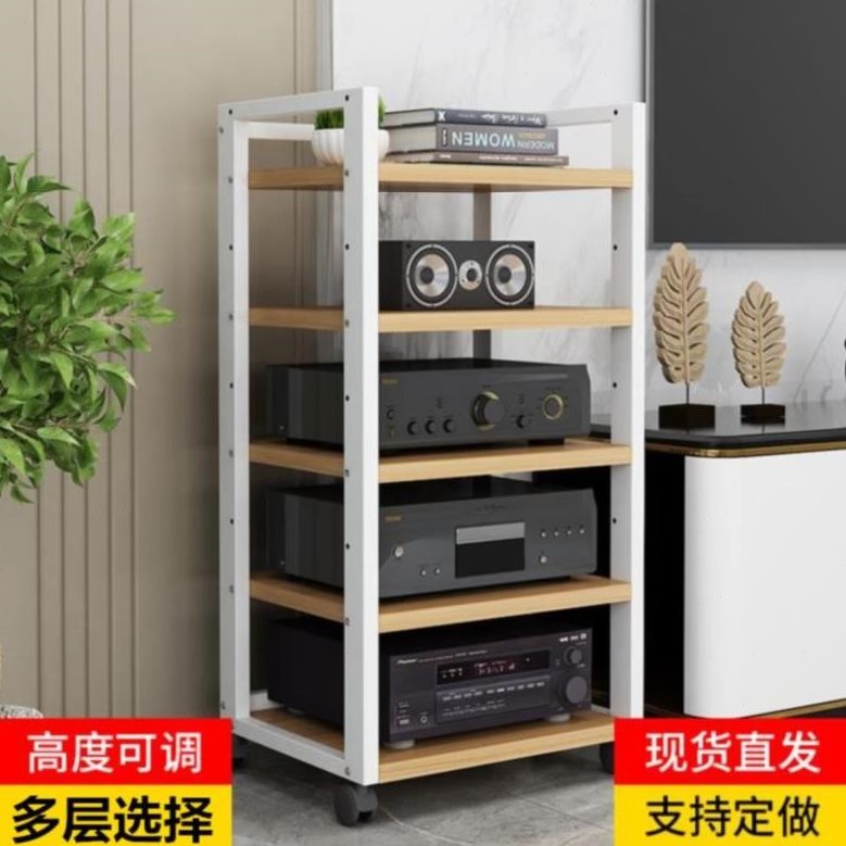 置物设备收纳式专业音响放置演出音箱功放机柜储藏器材落地桌上柜