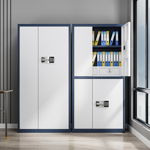 电子保密柜密码锁文件柜加厚铁皮保险柜办公室指纹锁资料柜档案柜