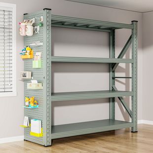 家用货架置物架多层落地阳台储物架仓库杂物超市快递储藏室收纳架