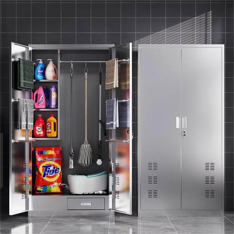 304不锈钢清洁柜学校卫生保洁柜教室阳台拖把扫把工具储物收纳柜,商业/办公家具,清洁柜/保洁储物柜,淘宝优惠券,粉丝福利购,淘宝优惠卷