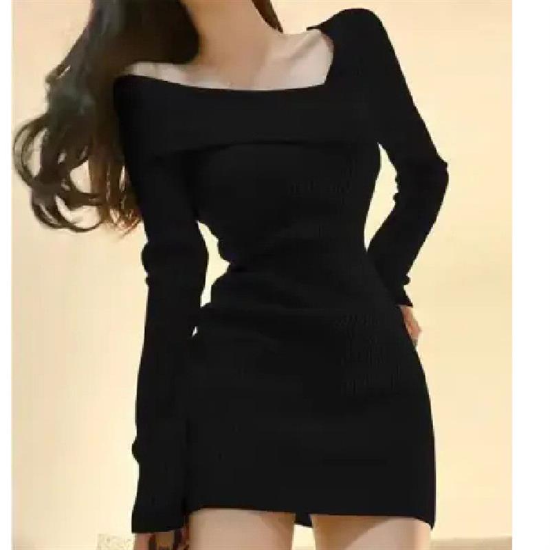 2025秋冬新款连衣裙子包臀御姐辣妹打底内搭法式短裙女后妈裙