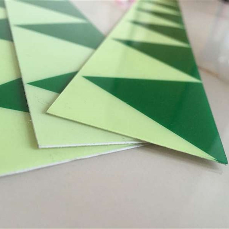 三角夜光提示条安全通道警示长条消防卷帘防火门三角条门框条