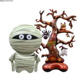 Ghost Monster Balloon Halloween Inflatable Spider Head Foil