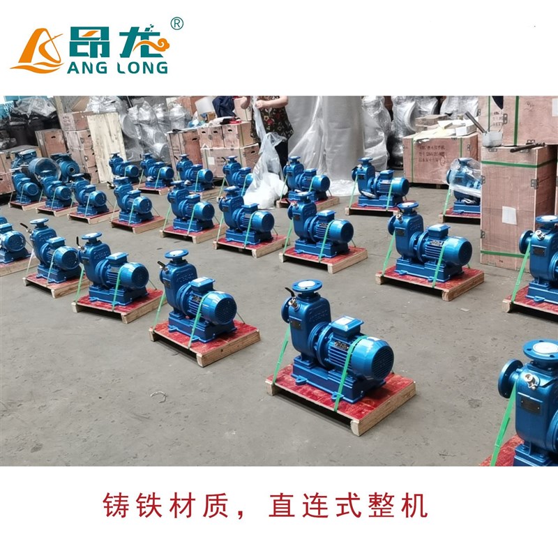 ZW自吸排污泵三相卧式两件式无堵塞不锈钢防爆污水自吸泵污水处理