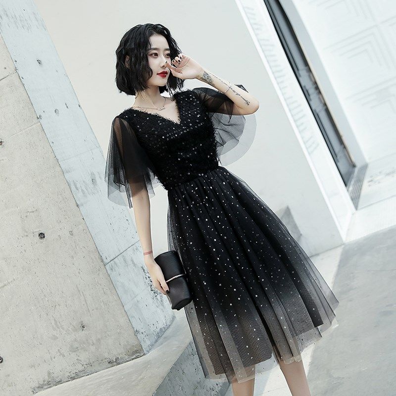 大码高端晚礼服女胖mm宴会显瘦200斤主持演出高贵气质渐变礼服裙