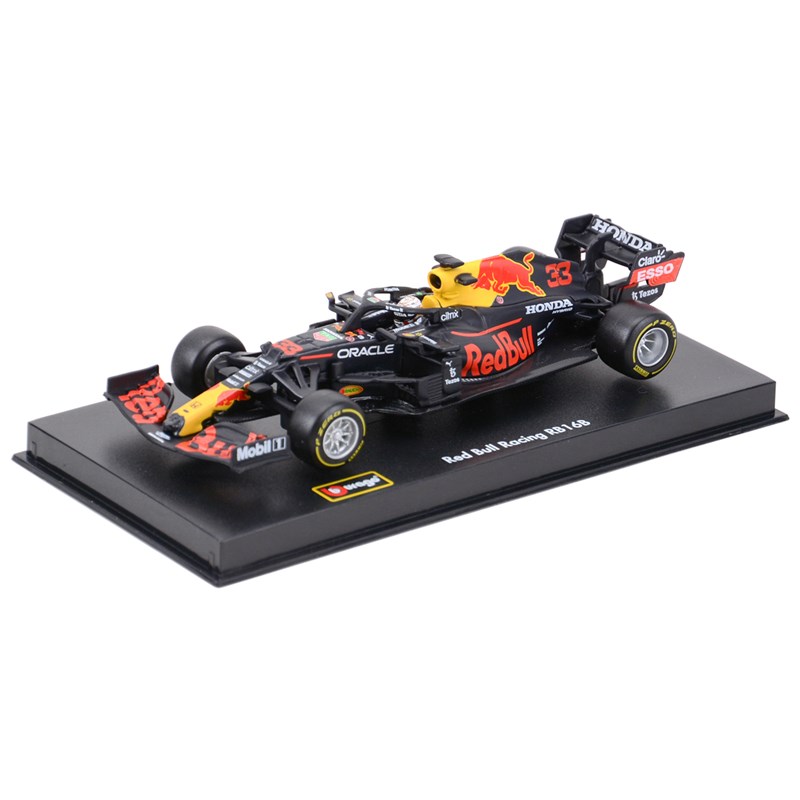 Bburago 1:43 2021 RB16B #33 #11 F1 Formula Car Static Die Ca