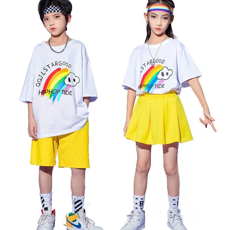 I六一儿童合唱演出服毕业女童裙子男生表演服幼儿园服装街舞小学